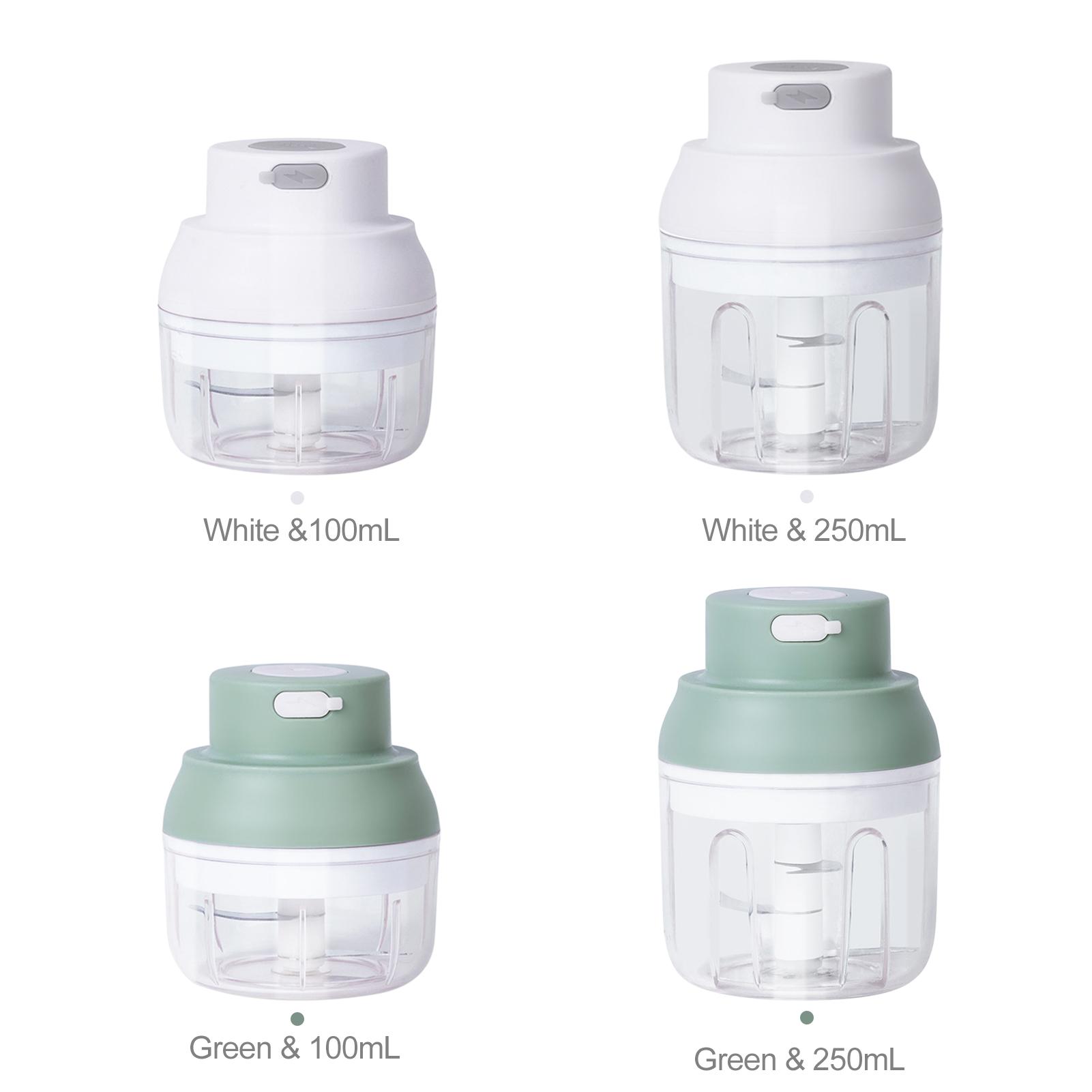 Máy xay tỏi điện mini không dây, băm nhuyễn thực phẩm đa chức năng có cổng sạc USB