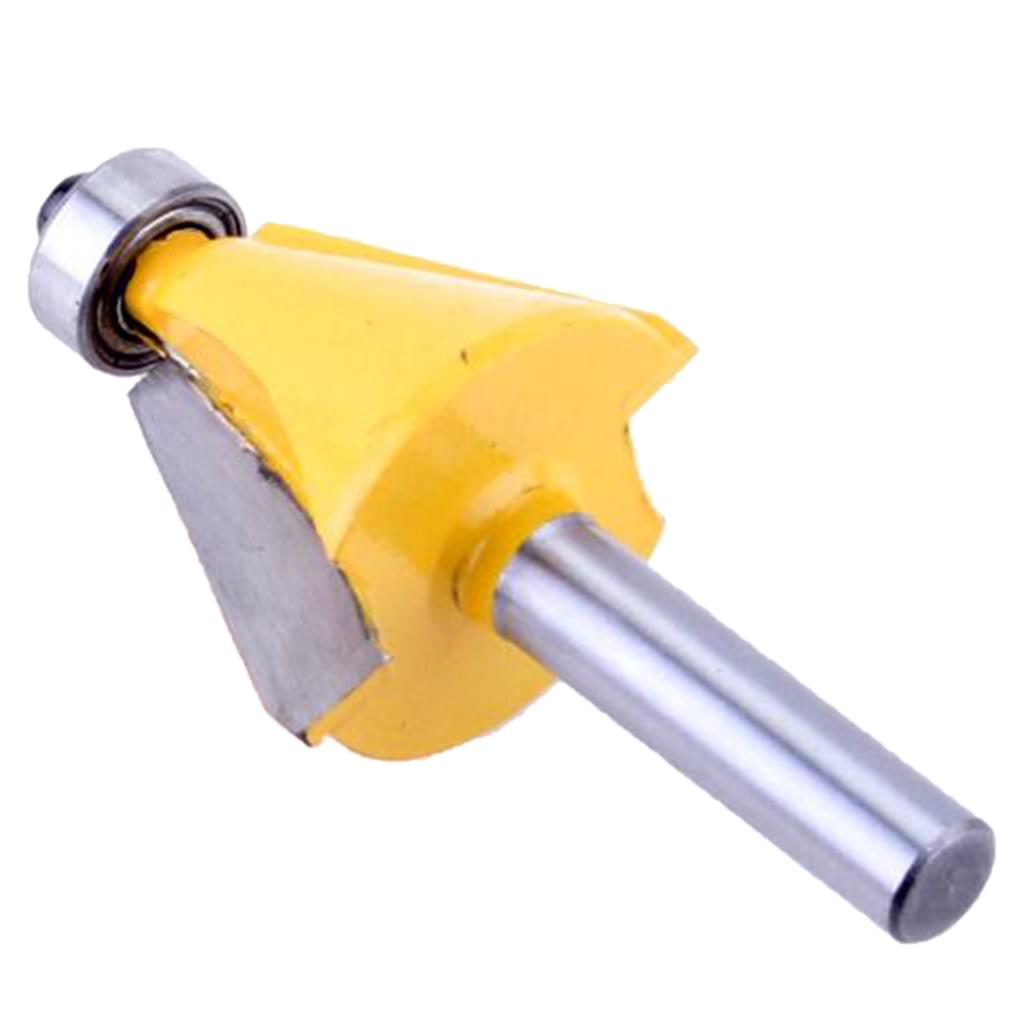 8mm Shank 22.5 Degree Chamfer Edge Forming Router Bit Woodworking Router Bit