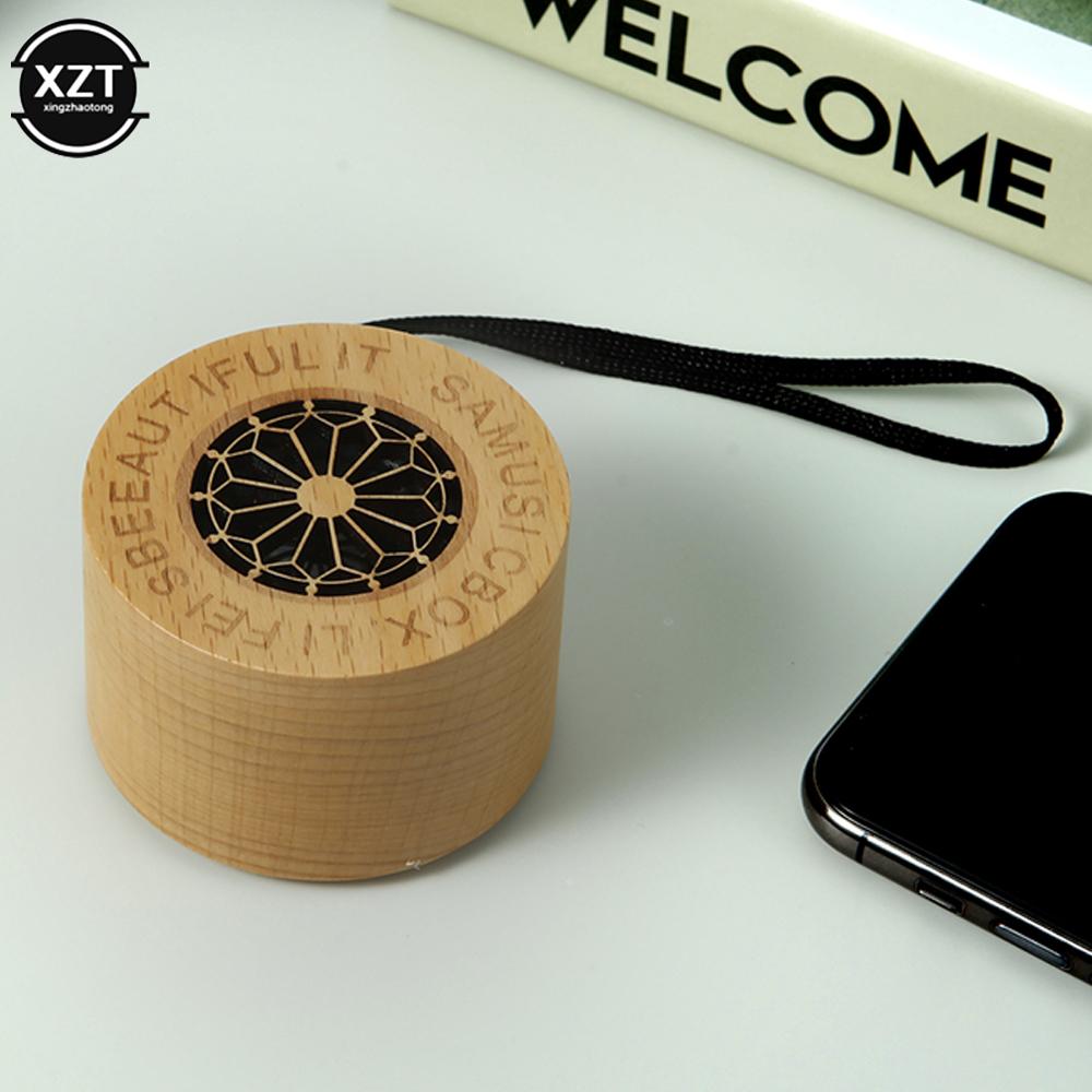 Loa tương thích Bluetooth bằng gỗ không dây di động phù hợp cho máy tính xách tay điện thoại ngoài trời máy tính xách tay màu máy tính để bàn: Thông tư 2