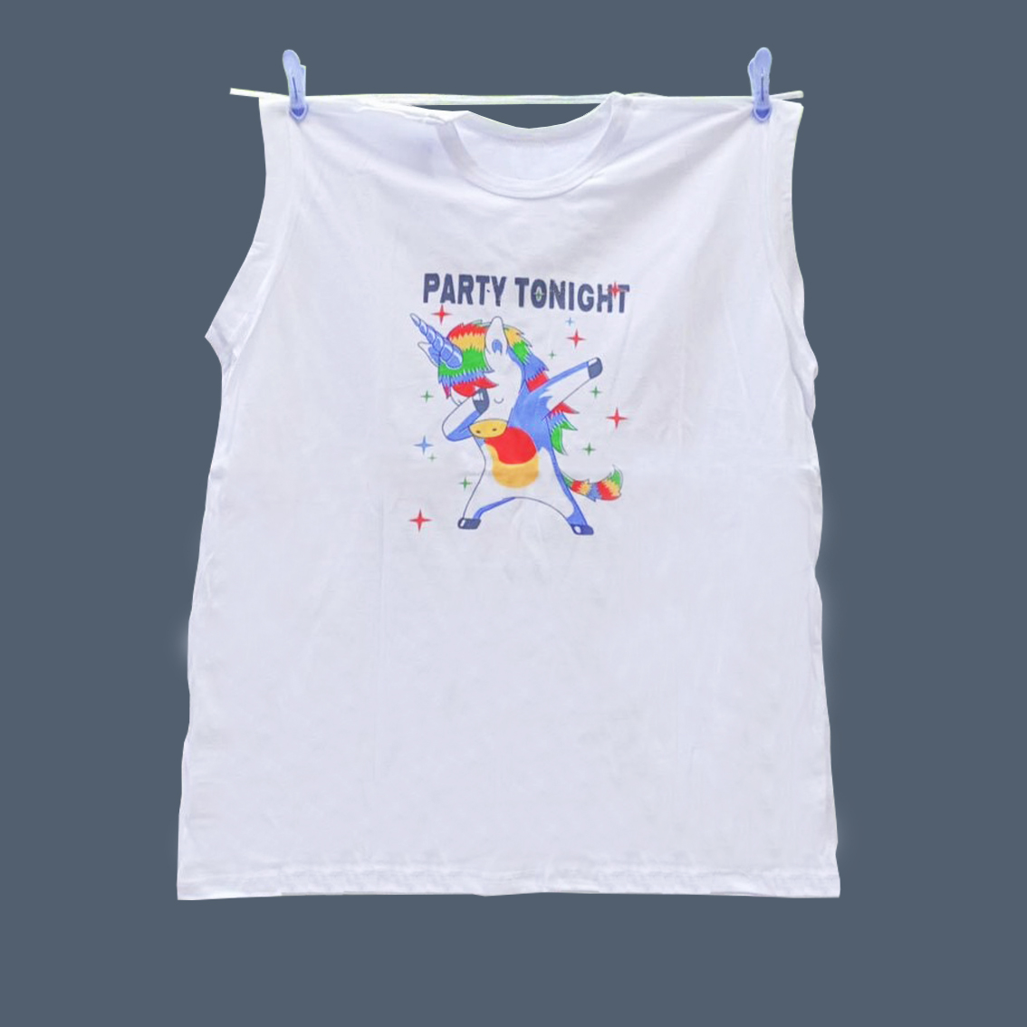 SET 2 ÁO SÁT NÁCH TRẮNG IN HÌNH CHO BÉ