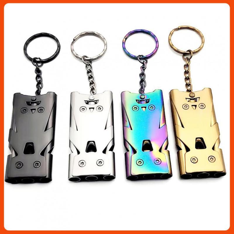 Còi còi cao di động ngoài trời Decibel Còi cứu sinh Còi Survival Survival Survival Multifyt Survunnt Color: grey B