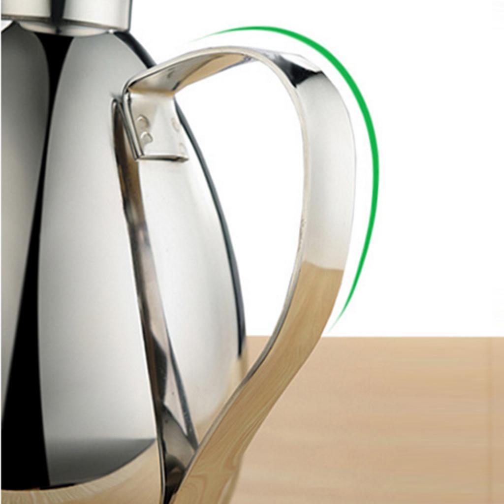 2PCS Stainless Steel 0.35L Olive Oil Drizzler Cruet / Bottle / Dispenser