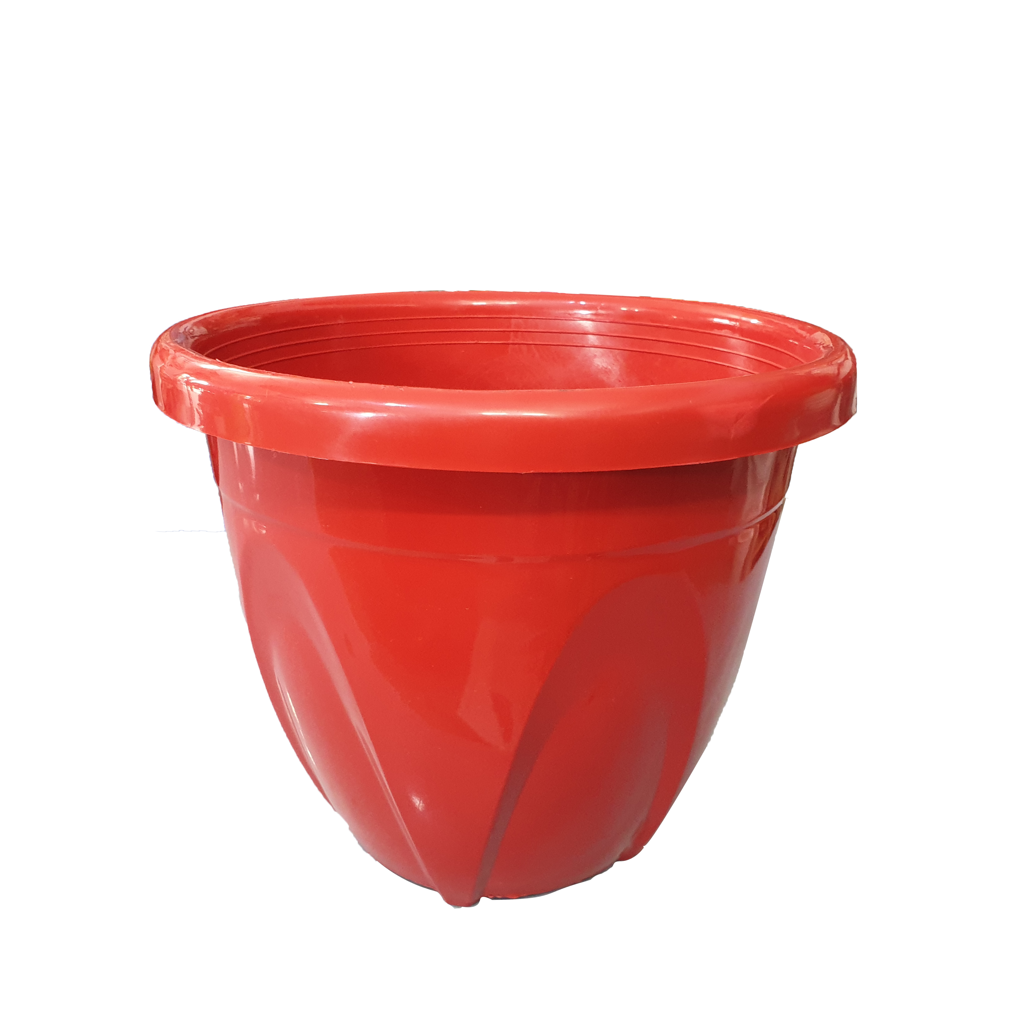 Chậu Nhựa Vành Tròn Giác Đỏ D23xH20cm - Chậu tròn giác chất liệu nhựa PP bền, đẹp VTNN Nông Điền Trang