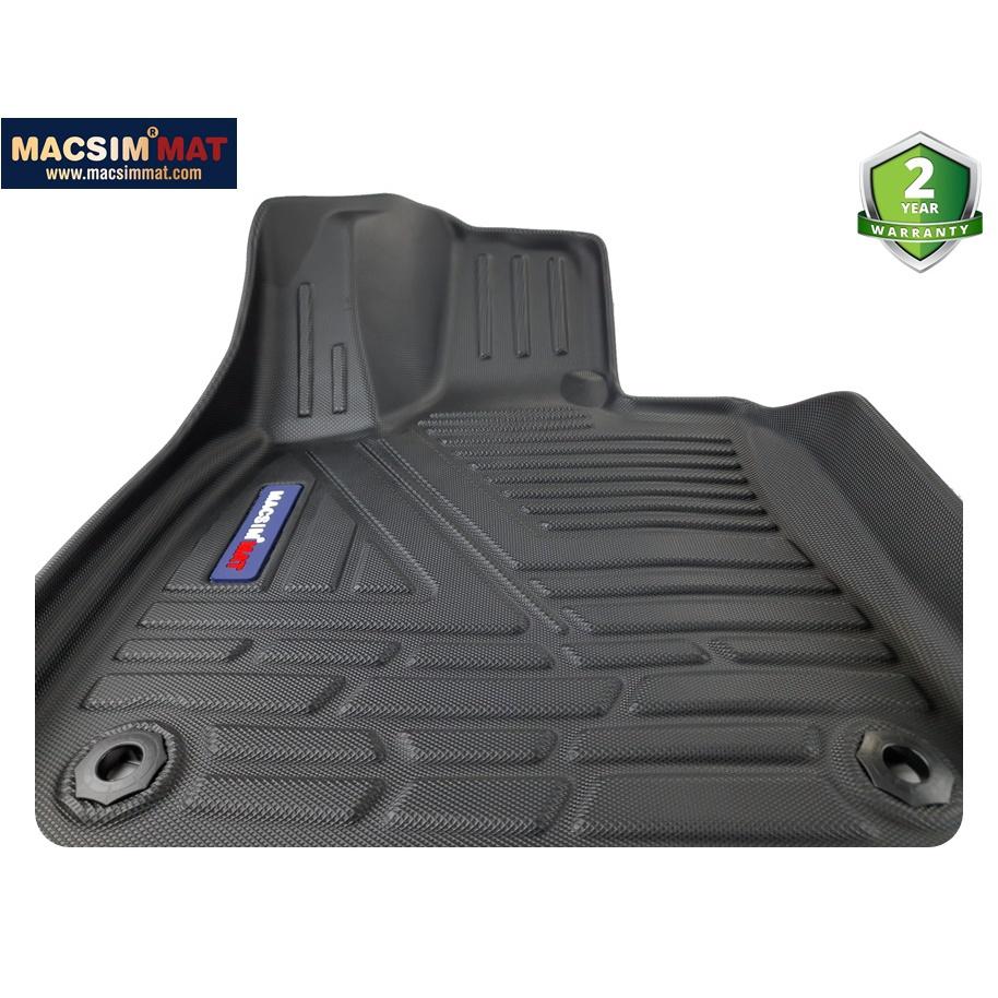 Thảm lót sàn xe ô tô Lexus RX450 HL 7 chỗ 2015 - nay Nhãn hiệu Macsim chất liệu nhựa TPV cao cấp màu đen