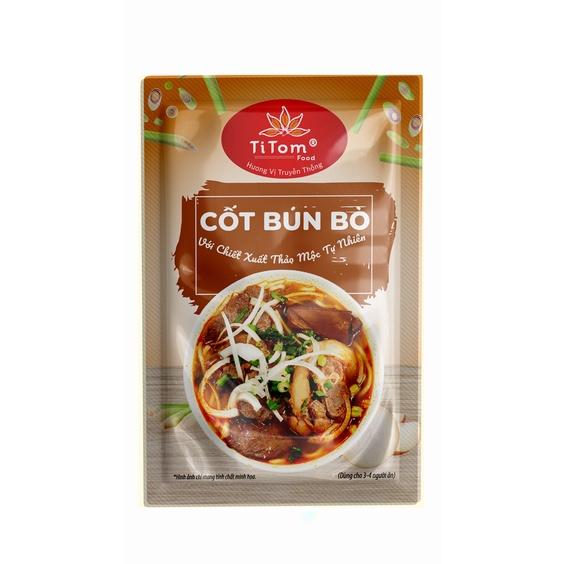 Gia vị nấu bún bò - Gia vị bún bò - Gia vị bún bò nêm sẵn - Cốt bún bò TITOM 55g