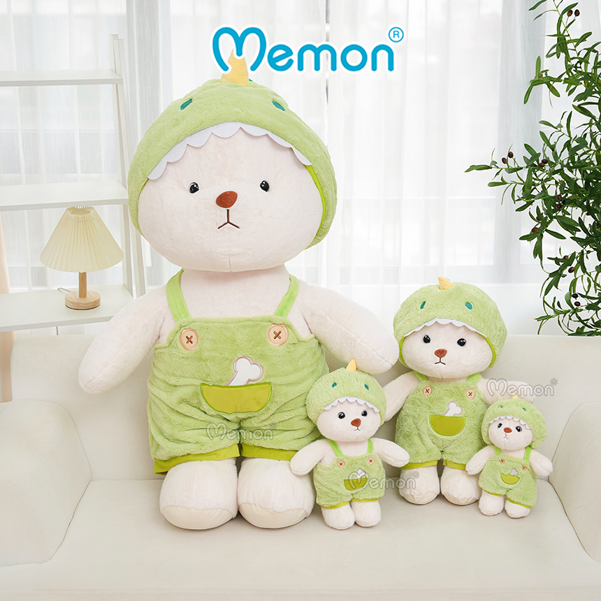 Gấu Bông Teddy Lena Cosplay Thỏ, Khủng Long, Heo, Vịt Cực Cute 28cm - 55cm Cao Cấp Memon