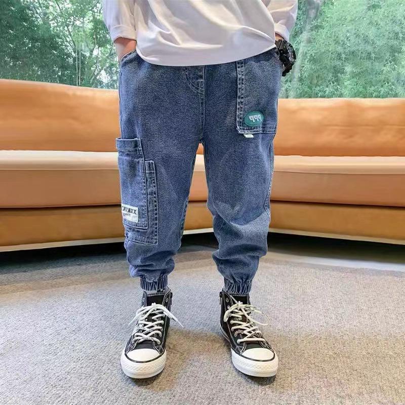 JL2 Size120-160 (25-40kg) Quần jean quần bò bé trai size đại Thời trang trẻ Em hàng quảng châu