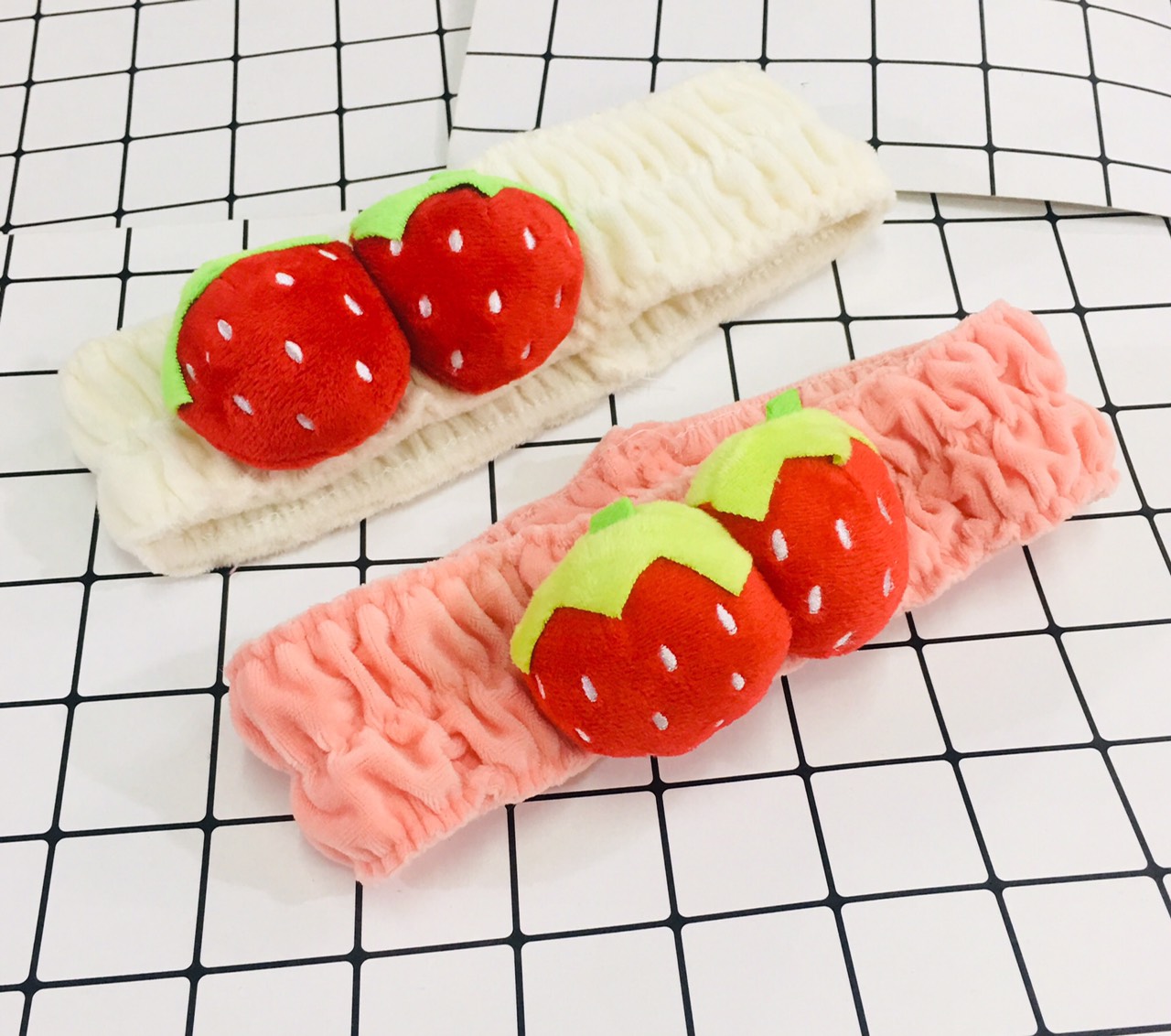 Combo 2 Băng đô nhung bông siêu cute mẫu ngẫu nhiên