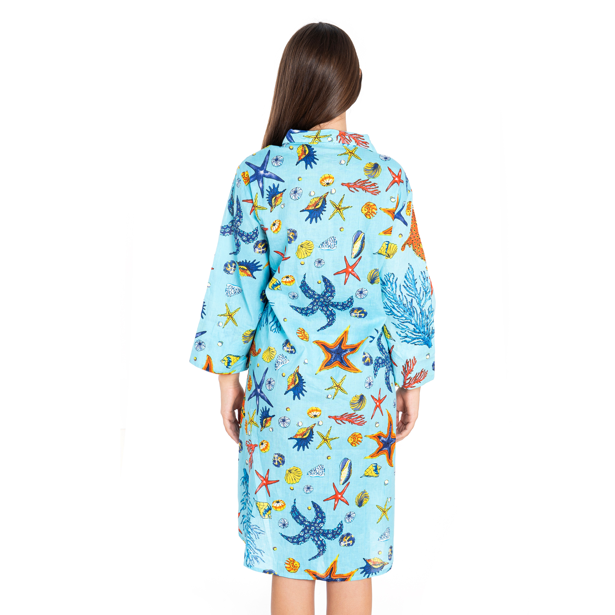 Đầm Sơ Mi Cotton Isla Bonita IB23373-BU