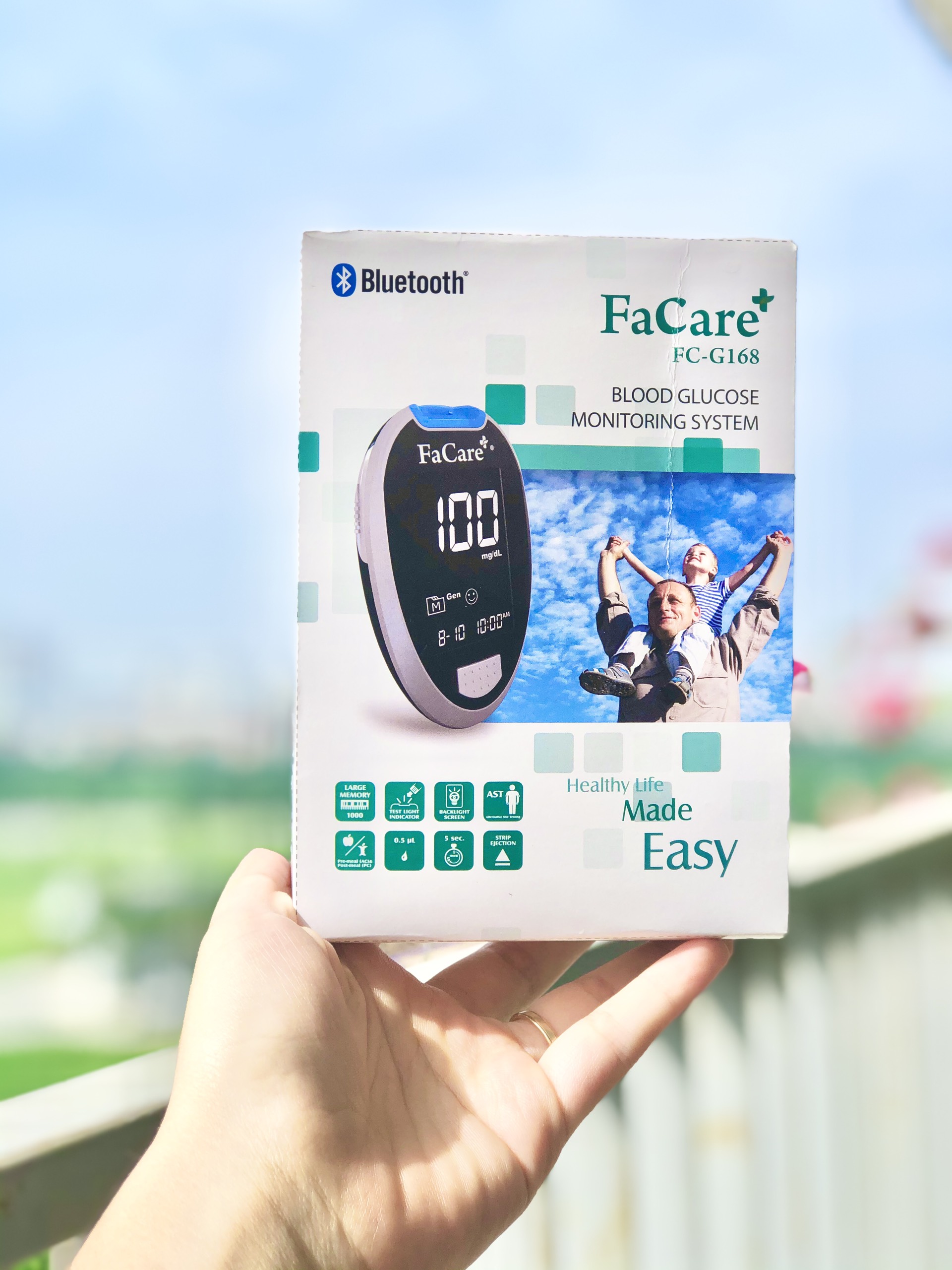 Máy đo đường huyết Facare TD-4277 (FC-G1168) Bluetooth