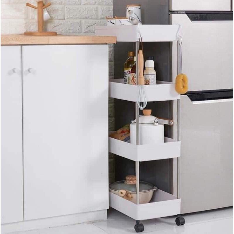 Kệ để đồ đa năng nhiều tầng có bánh xe