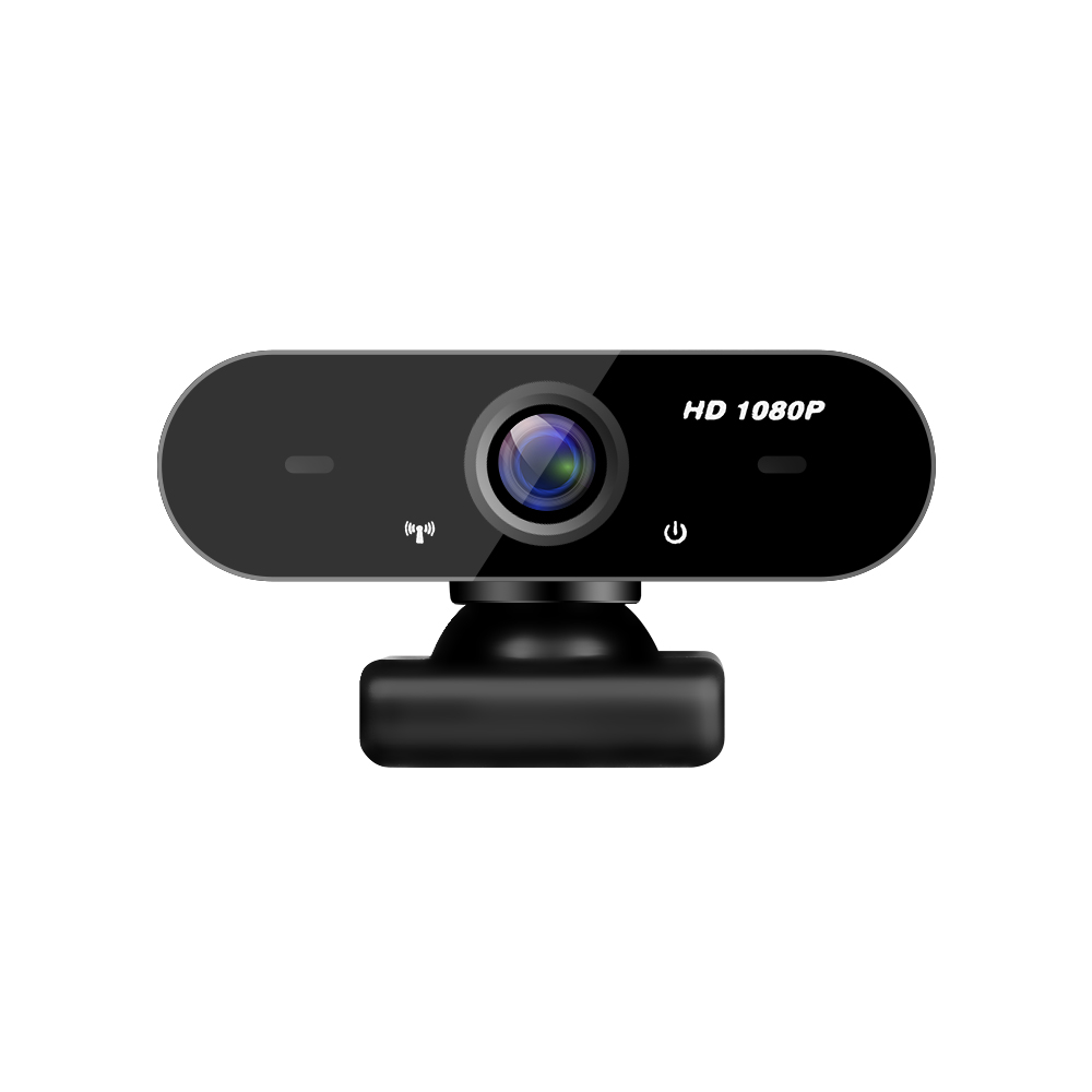 Webcam độ nét cao bằng tay lấy nét bằng tay USB với micrô cách ly tiếng ồn cho máy tính xách tay / PC 1080P
