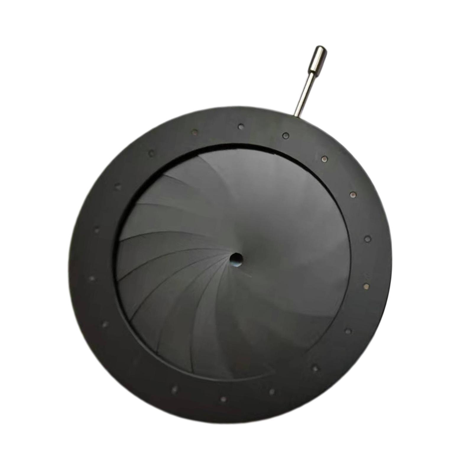 Replace Mechanical Iris Diaphragm 2mm Adjustable Optical Diaphragm Condenser Parts Optical Optical Diaphragm for Camera