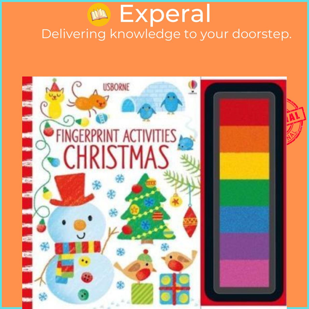 Sách - Fingerprint Activities Christmas by Fiona Watt