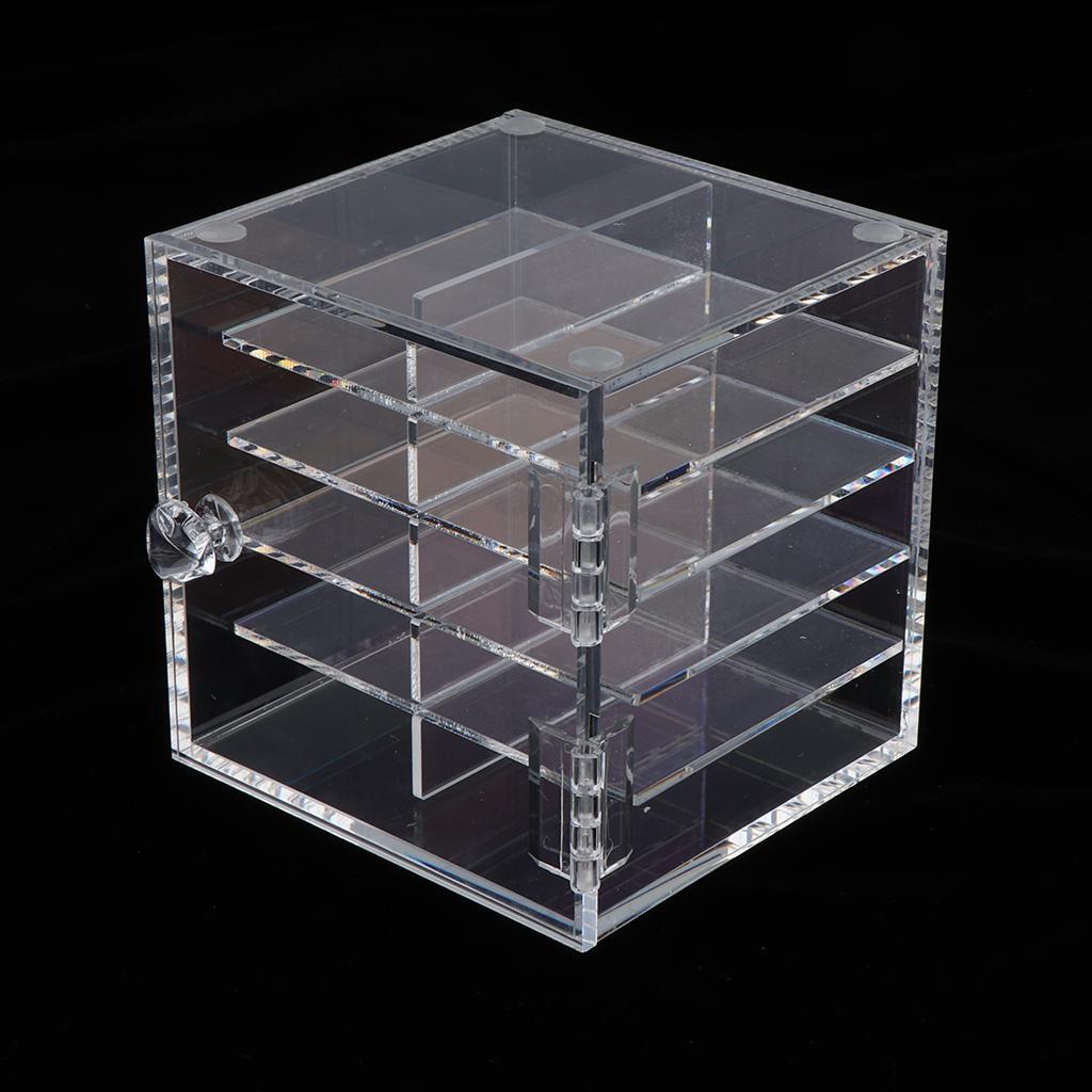 Acrylic 10 Tier False Eyelash Display Storage Case Organizer Glue Pallet Box