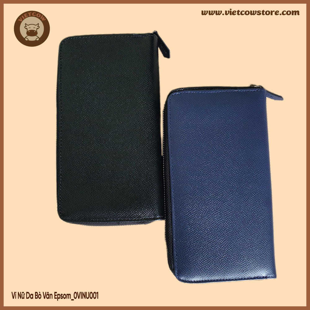 Ví Nữ Da Bò Vân Epsom, Bóp Nữ Da Bò Vân Epsom_VietCow__0VINU001