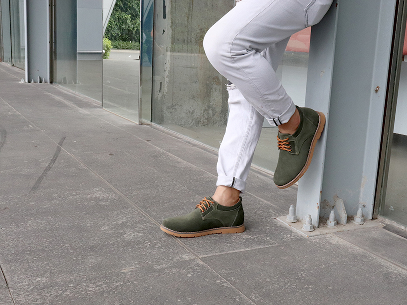 GIÀY TĂNG CHIỀU CAO GIÀY CAO DÀNH CHO NAM GIỚI T&TRA T68 DA LỘN - CAO 5CM GIÀY ĐỘN NAM CAO VƯỢT TRỘI
