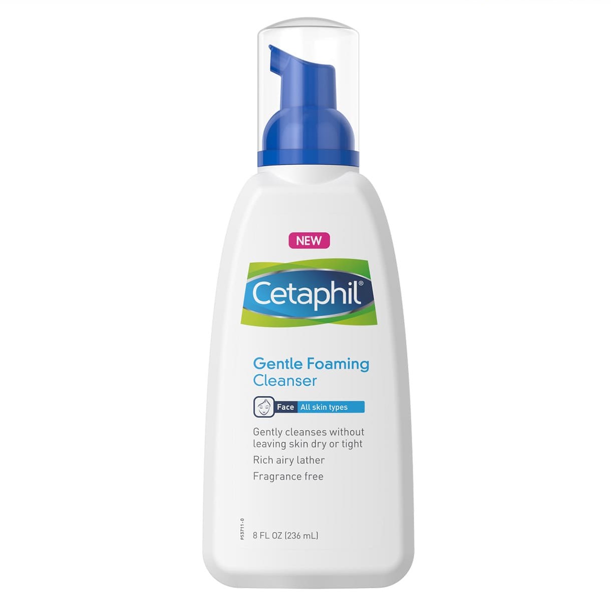 Sữa rửa mặt TẠO BỌT SẴN dành cho mọi loại da Cetaphil Gentle Foaming Facial Cleanser - Mỹ (236ml)