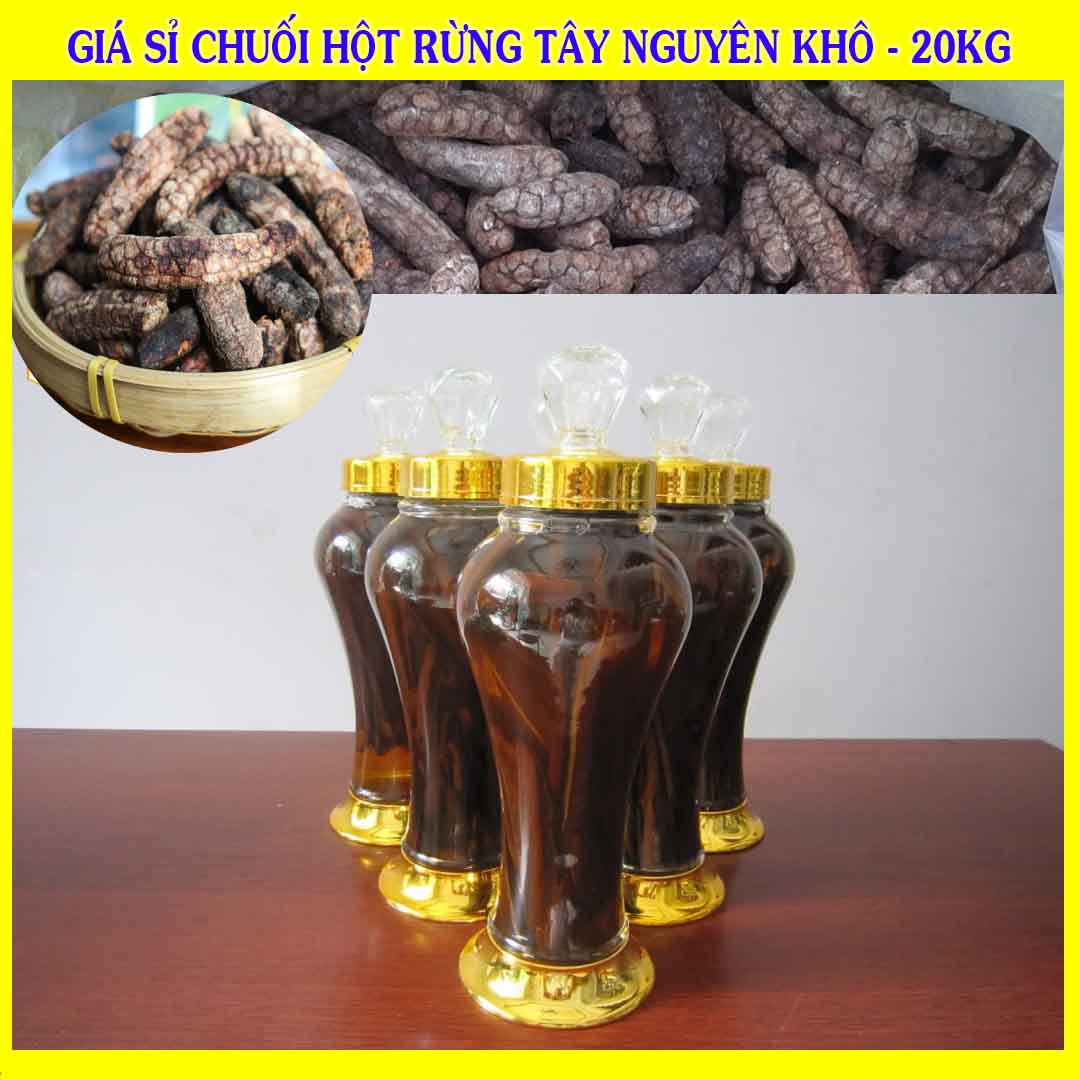 Cung cấp sỉ Chuối Hột Rừng Tây Nguyên khô giá bán 20kg