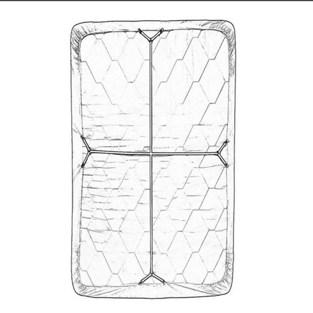 Sheet Bed Suspenders Adjustable Elastic Crisscross Sheet Band Straps Grippers