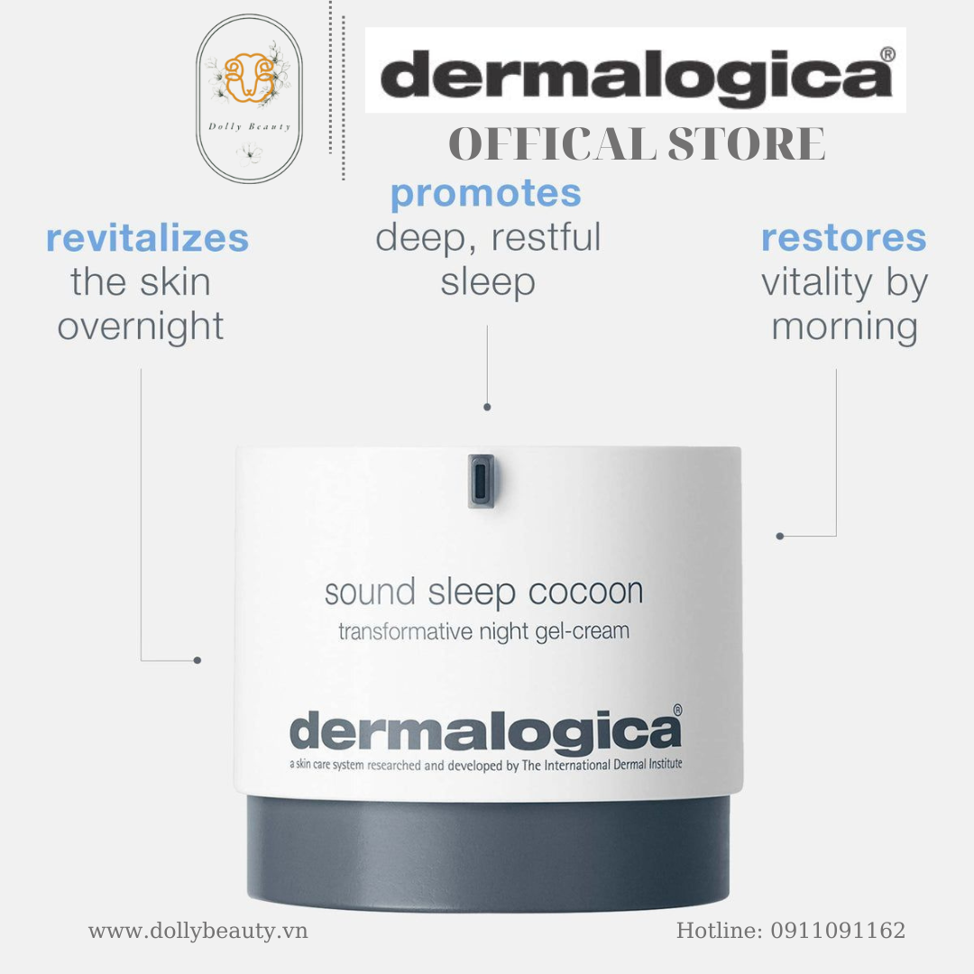 Kem gel phục hồi làn da khô SOUND SLEEP COCOON của Dermalogica - Dolly Beauty