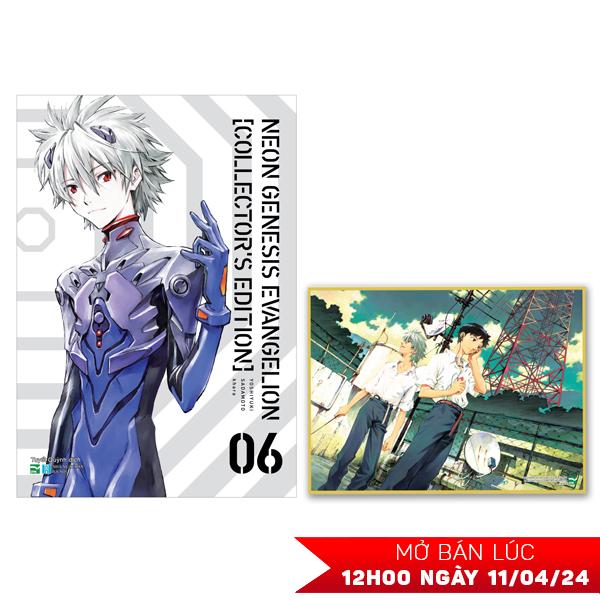 Neon Genesis Evangelion - Collector’s Edition - Tập 6 - Tặng Kèm Shikishi Nhân Vật Shinji Và Kaworu