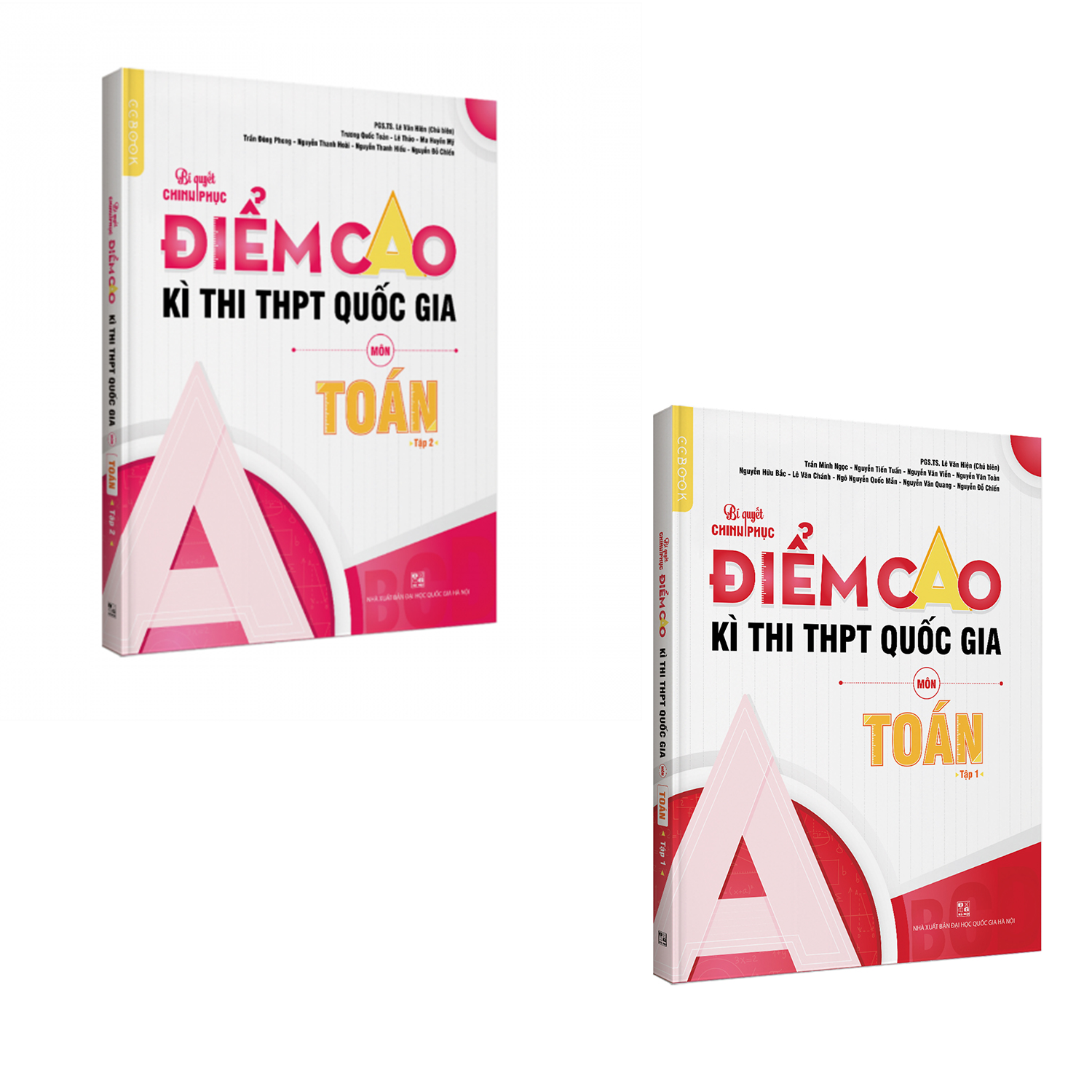 Combo Bí quyết chinh phục điểm cao THPT Quốc gia Môn Toán - NXB Đại học Quốc gia Hà Nội