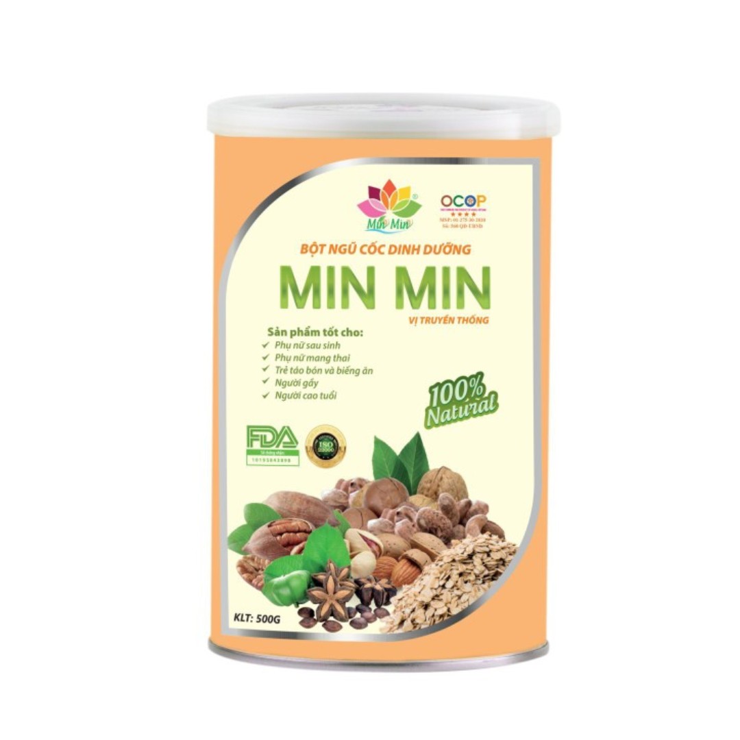 Ngũ cốc lợi sữa Min Min 29 HẠT - Ngũ Cốc mẹ bầu 1hộp 500g