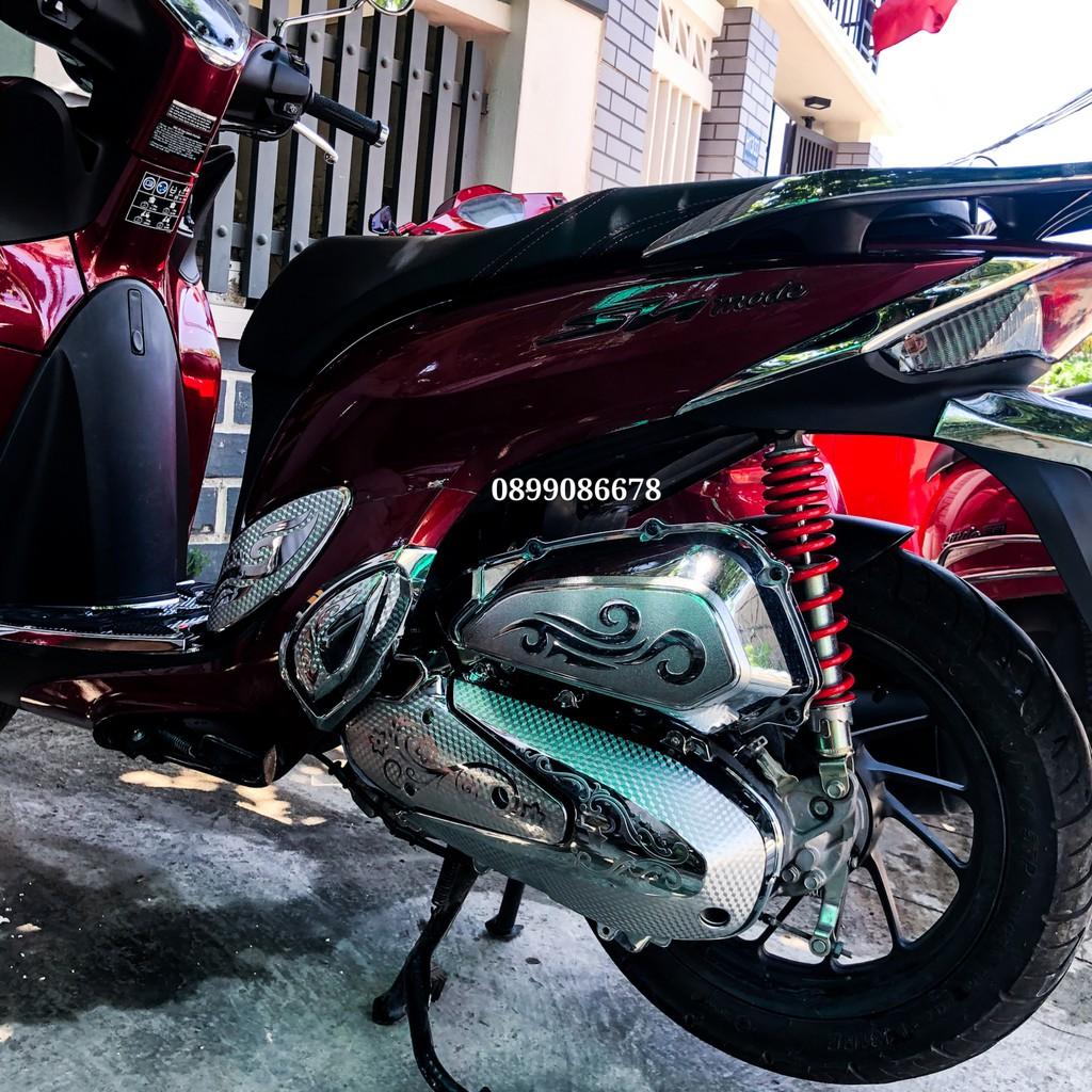 Phụ kiện ốp Dành Cho xe SH Mode 2020, 2021 full bộ Crom, Chrome - Combo Ốp trang trí và bảo vệ SHMode
