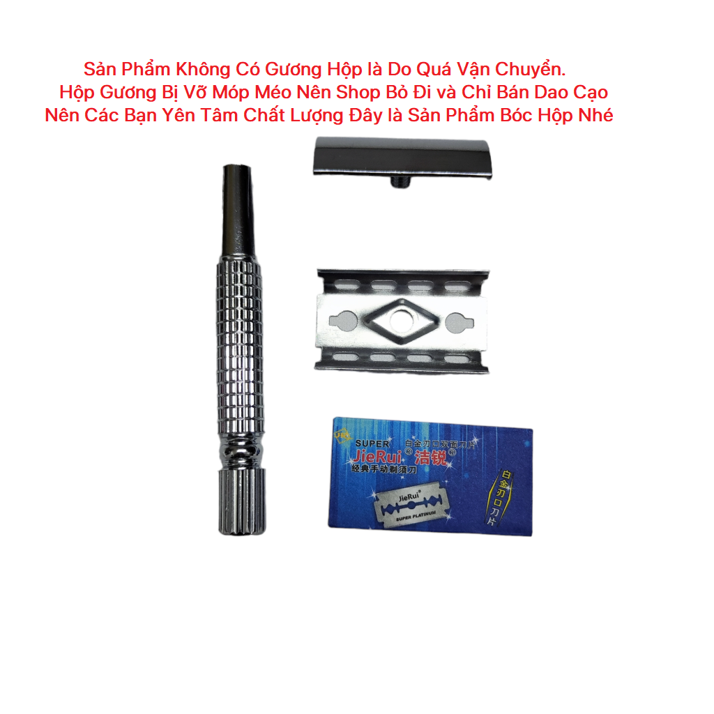 Dao Cạo Râu Cán Tháo Rời Chất Lượng Cao Hàng Bóc Hộp
