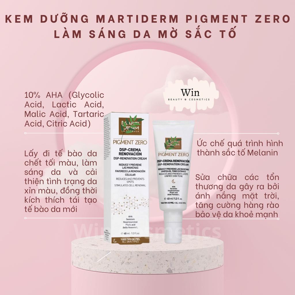 Kem dưỡng Martiderm làm sáng da, mờ sắc tố Martiderm pigment zero dsp renovation cream