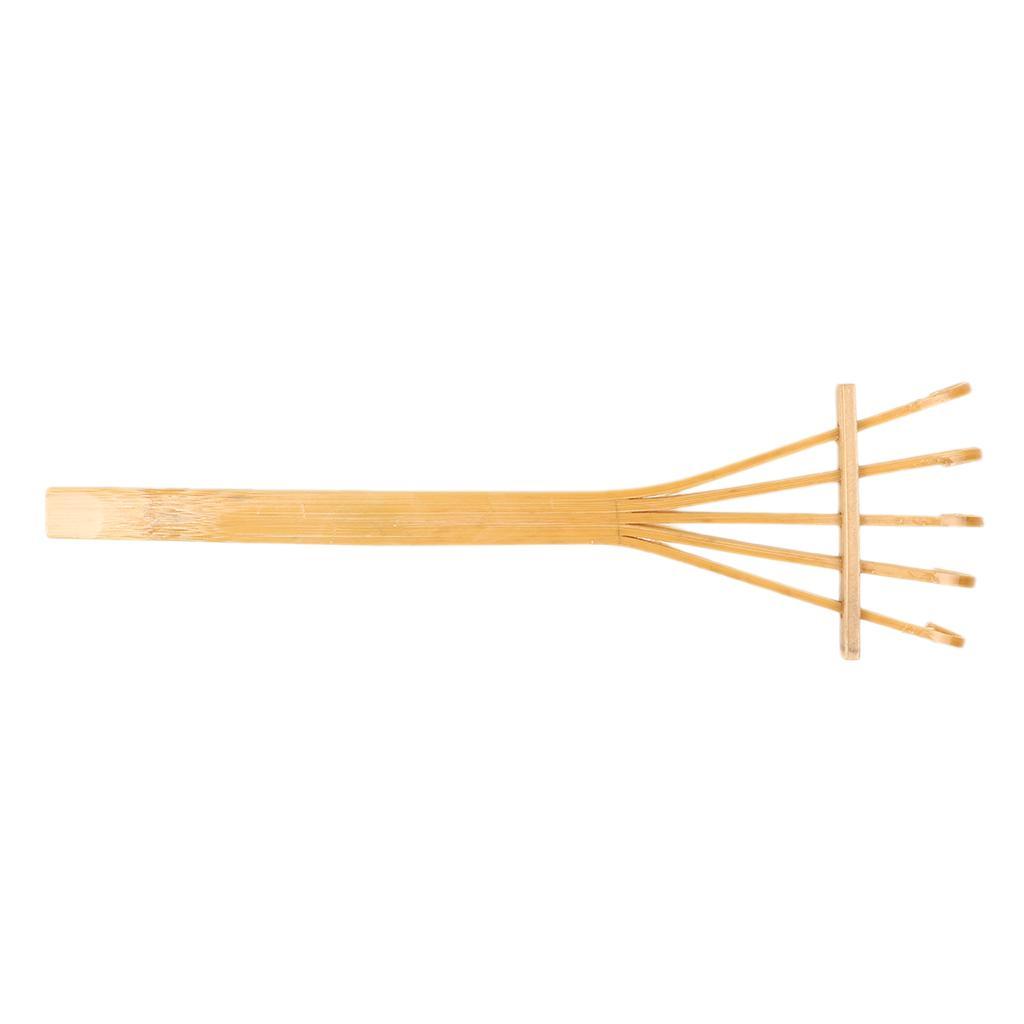 2x Japanese Style Natural Bamboo Rake for Zen Garden Sand Home Decoration