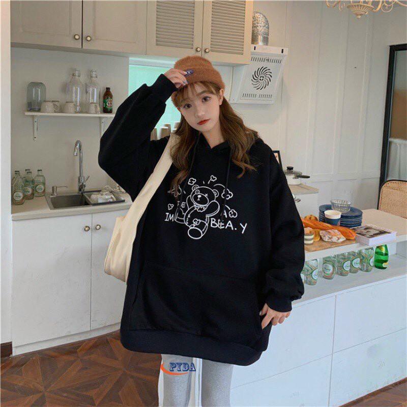 ÁO KHOÁC HOODIES NỮ FROM RỘNG,NHIỀU MÀU SẮC XINH XẮN