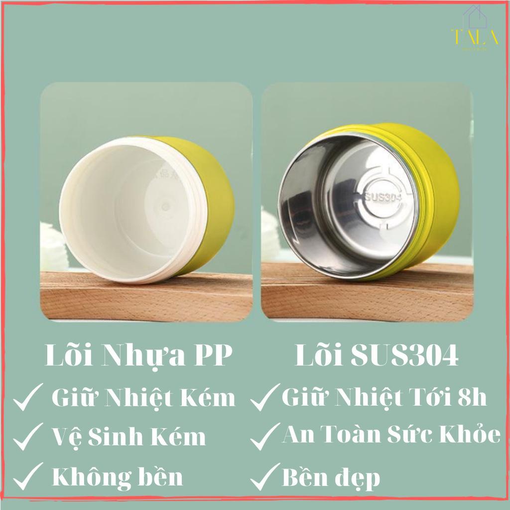 Bình Ủ Cháo Vịt Vàng - Bình Giữ Ấm Cháo, Sữa, Cơm Phong Cách Hiện Đại - Dung Tích 580ML - Tặng Kèm Thìa