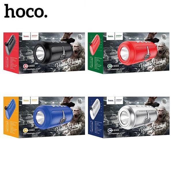Loa Bluetooth Thể Thao Hoco DS03 Bản Nâng Cấp Mới Tích Hợp Đèn Pin - Hàng Chính Hãng