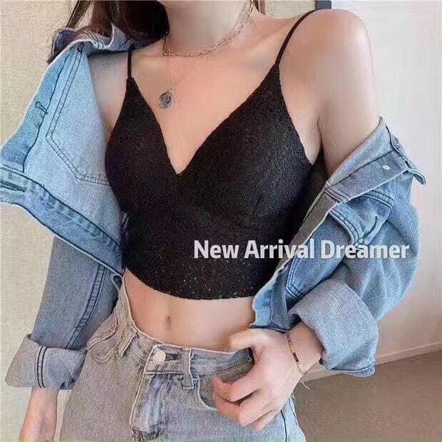 Bra ren hoa nhí co dãn sau lưng theo cơ thể mặc êm nhẹ được yêu thích 4 mùa