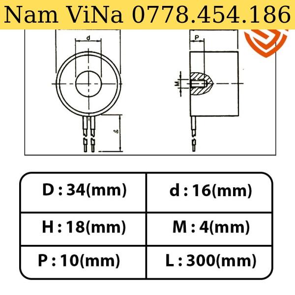 Nam châm điện LS-P34/18 12V 20KG