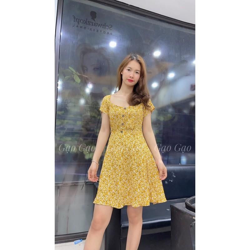 VS01 Váy hoa nhí cho con bú
