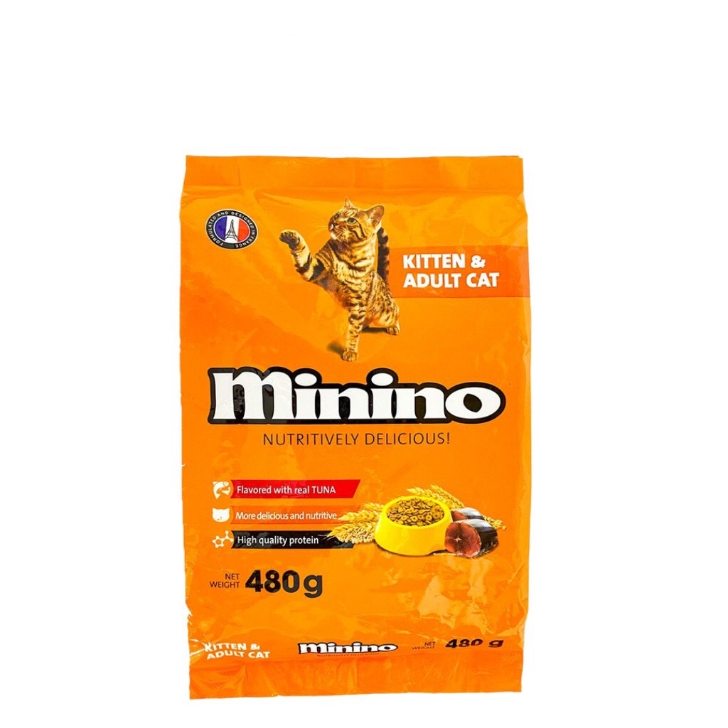 Minino thức ăn hạt cho mèo vị cá ngừ túi 1,3kg