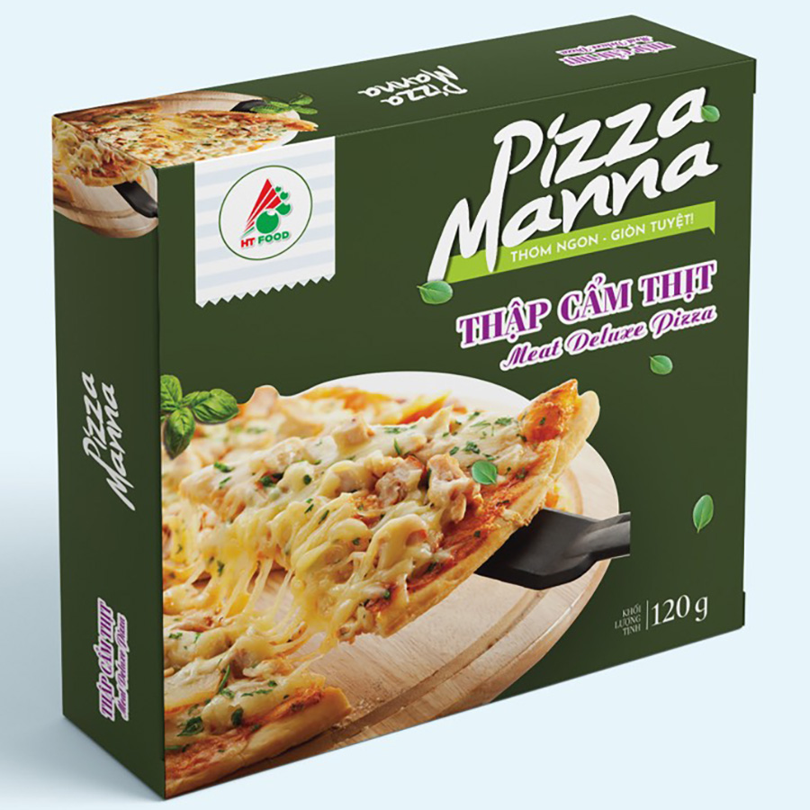 Pizza Manna Thập Cẩm Thịt Đông Lạnh 120g