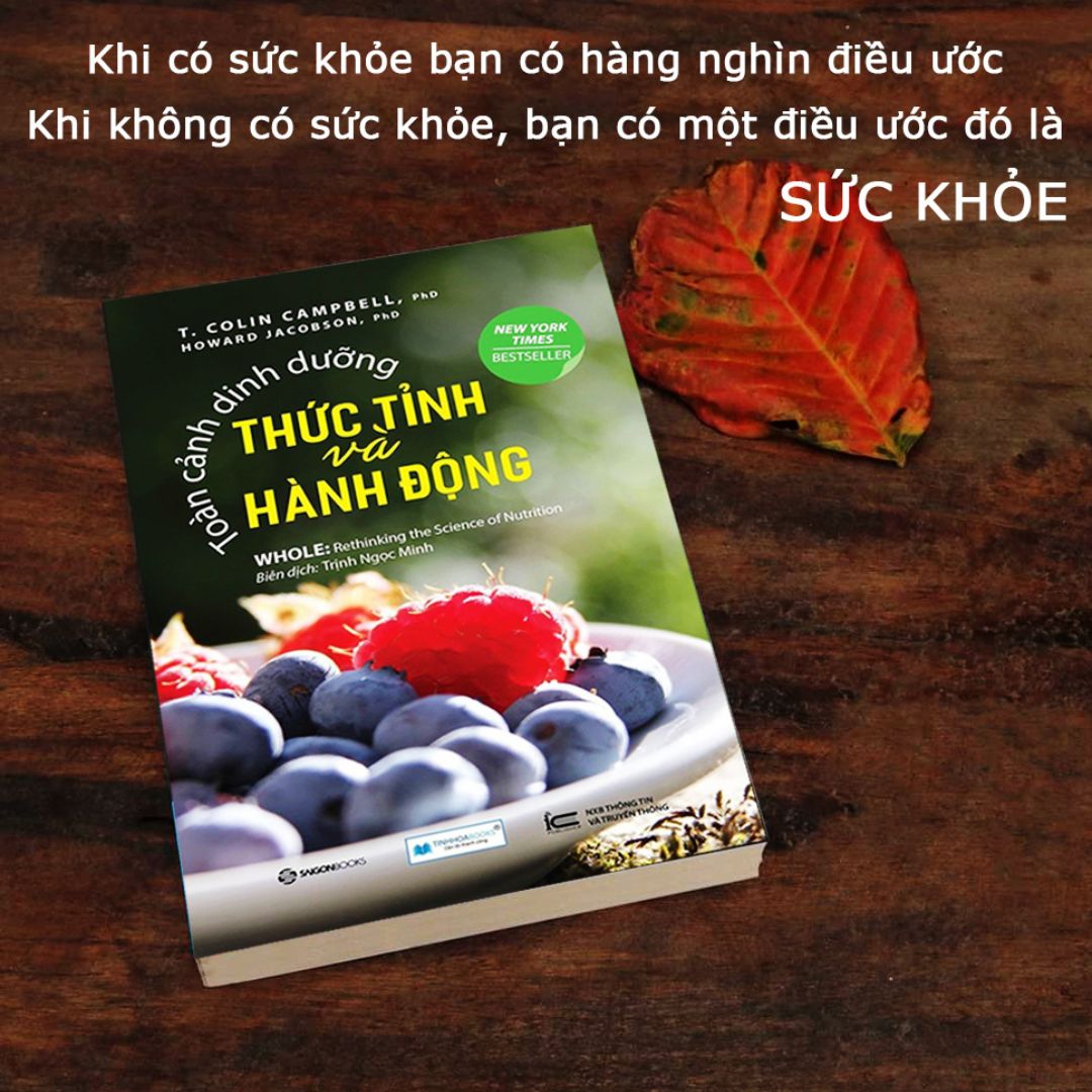 Combo sách: Ăn lành sống mạnh Trái đất thêm xanh + Toàn cảnh dinh dưỡng thức tỉnh và hành động