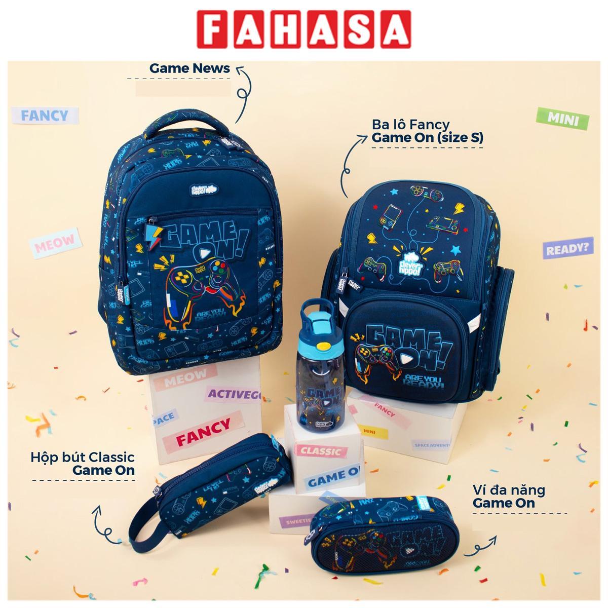 Ba Lô Fancy Game On - Size S - Clever Hippo BG1107/BLUE