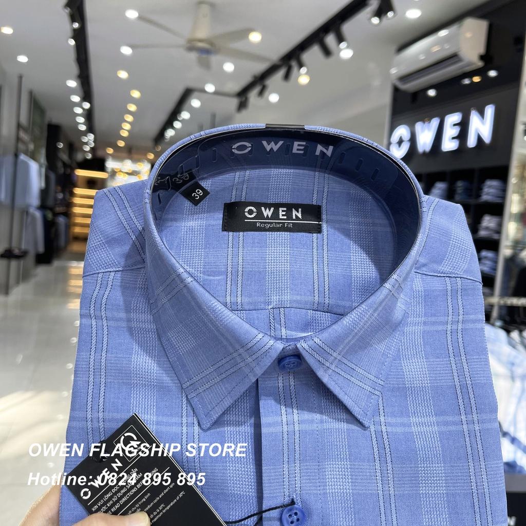 Áo Sơ mi Owen nam dài tay dáng Regular mềm mịn mát Mã AR221051DT