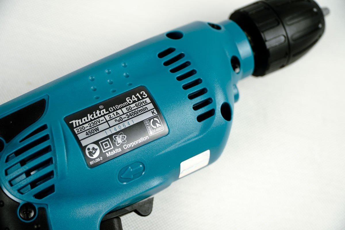 MÁY KHOAN SẮT 10MM 450W MAKITA 6413- HÀNG CHÍNH HÃNG