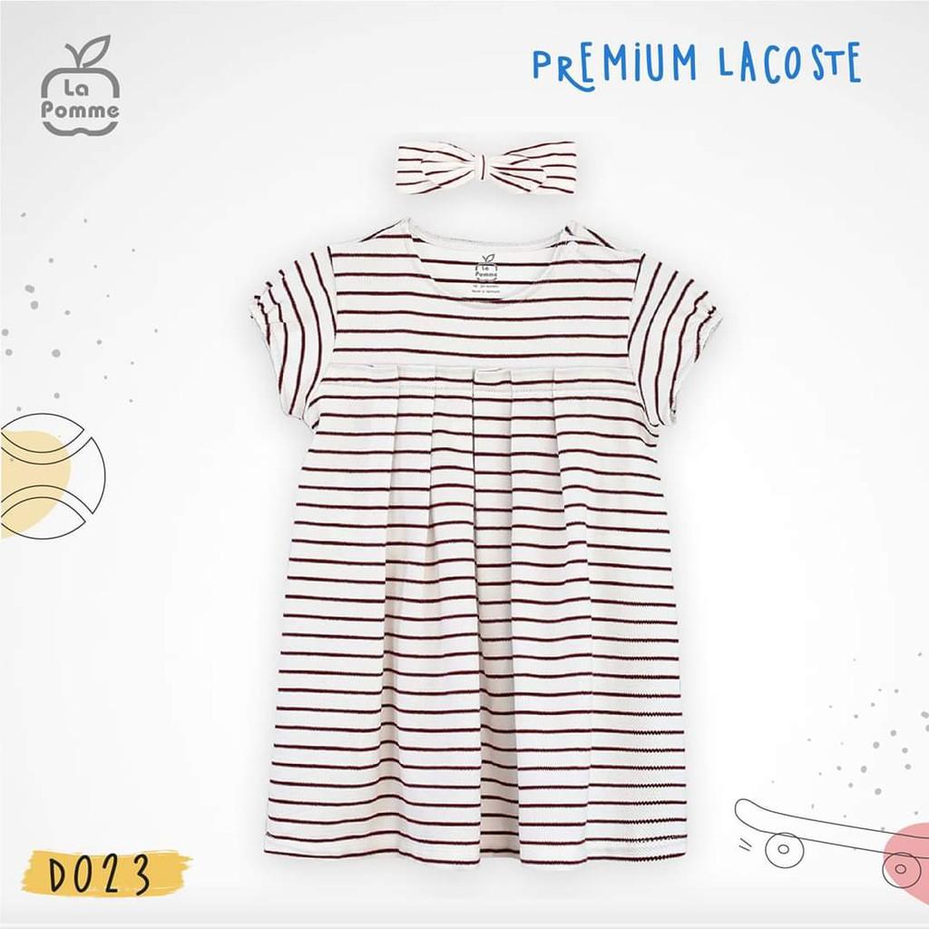 Đầm chữ A ngực xếp ly cho bé gái