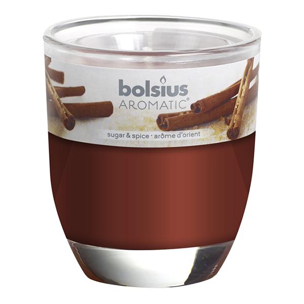 Ly nến thơm Bolsius Sugar & Spice BOL7808 295g
