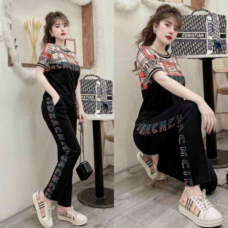 SÉT BỘ THỂ THAO PHỐI HỌA TIẾT CARO