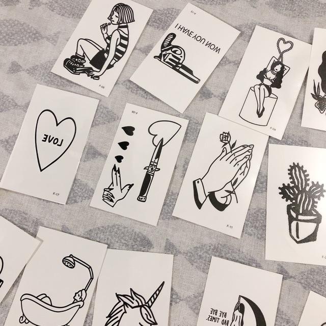 Set 30 tấm hình xăm dán mini