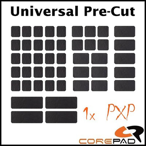 Bộ grip tape Corepad PXP Grips Universal Pre-Cut Keyboard &amp; Mouse - Hàng Chính Hãng