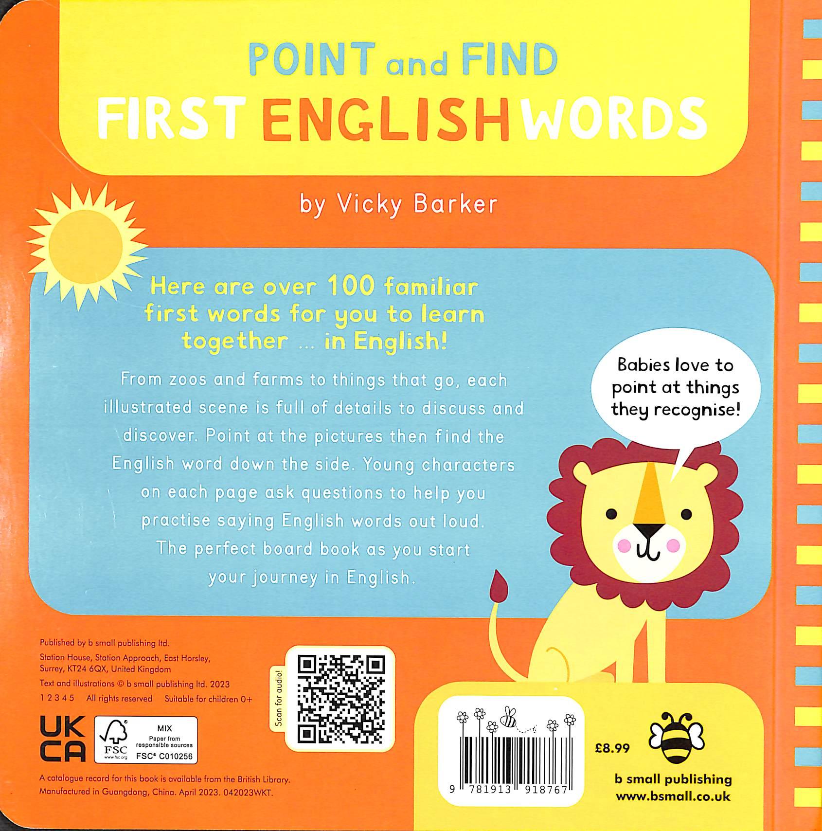 First English Words: Point And Find